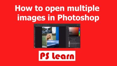 open multiple images in Photoshop