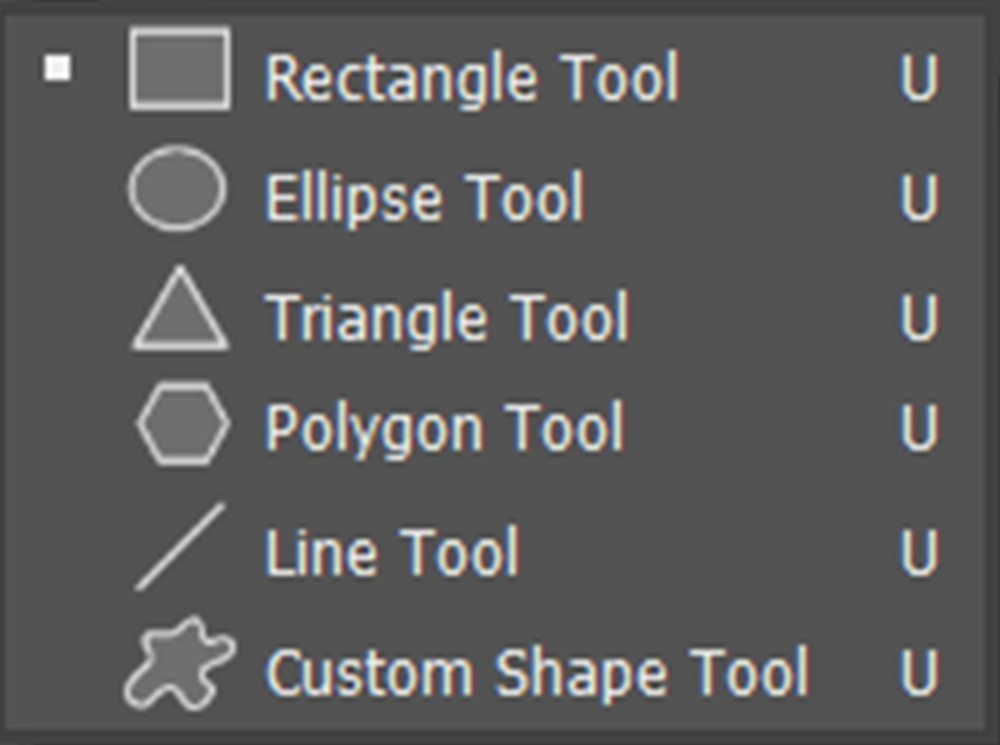 Photoshop shape tools
