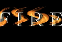 Flame Effect Around Text