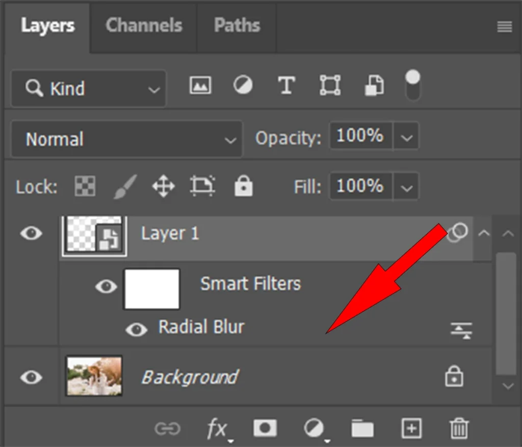 Radial Adjustment Layer Smart Filter