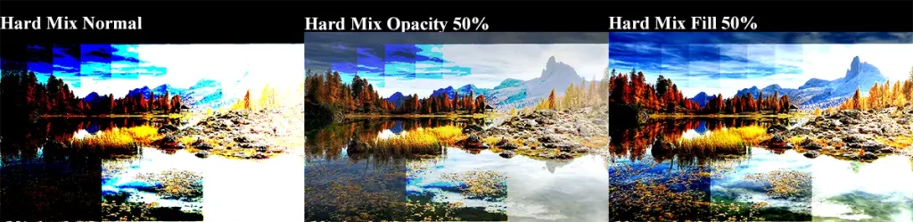 Hard Mix Opacity vs Fill