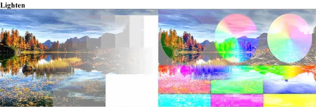 Lighten Blend Mode
