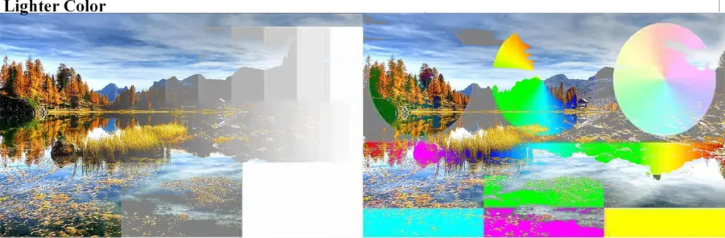 Lighter Color Blend Mode
