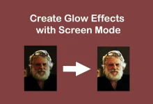Glow effect with screen mode